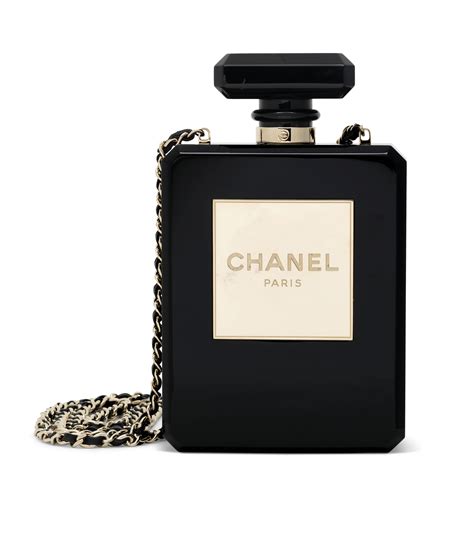 chanel perfume bottle shaped bag|Chanel perfume bottle clutch.